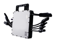 Lade das Bild in den Galerie-Viewer, Hoymiles HM 1500 Balkonkraftwerk Quattro Guerillia Hoymiles Hm 1500 1300 Wp Plug & Play Solaranlage Premium Solarmodule PERC Full-black